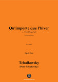 Tchaikovsky-Qu'importe que l'hiver