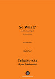 Tchaikovsky-So What?