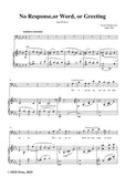 No Response,or Word,or Greeting