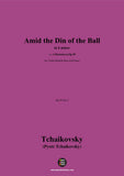 Tchaikovsky-Amid the Din of the Ball,for Violin,Double Bass and Piano