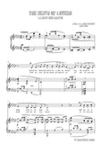 Debussy-The Death of Lovers,for Voice and Piano