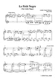 Debussy-Le Petit Negre(The Little Nigar),in C Major,for Piano