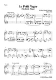 Debussy-Le Petit Negre(The Little Nigar),in C Major,for Piano