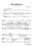 Debussy-Recueillement,CD 70 No.4,in c sharp minor,for Voice and Piano