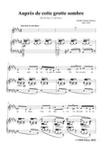Debussy-La Grotte:Aupres de cette grotte sombre,in G sharp Major,for Voice and Piano