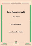 Alma Mahler-Laue Sommernacht