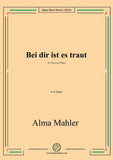 Alma Mahler-Bei dir ist es traut