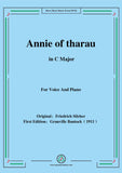 Bantock-Folksong,Annie of tharau(Aennchen von Tharau)