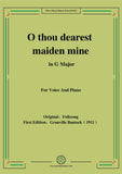 Bantock-Folksong,O thou dearest maiden mine(O du lieber Augustin)
