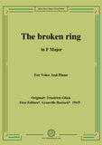 Bantock-Folksong,The broken ring(Das zerbrochene Ringlein)