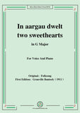 Bantock-Folksong,In aargau dwelt two sweethearts(Im Aergäu sind zwei Liebe)