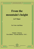 Bantock-Folksong,From the mountain's height(Hoch vom Dachstein)