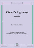 Bantock-Folksong,Varadi's highways(Seprik a Väradi utczát)