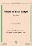 Bantock-Folksong,Where'er man ranges(Waer dat men sich)