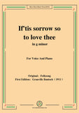 Bantock-Folksong,If'tis sorrow so to love thee(Yo m'alegro de habèr sido)