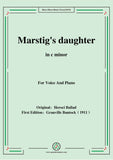 Bantock-Folksong,Marstig's daughter(Marsk Stigs Døttre)