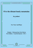 Bantock-Folksong,O'er the distant lonely mountains(Dalekaya i blezkaya)