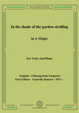 Bantock-Folksong,In the shade of the garden strolling(Kak po sodéku)