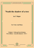 Bantock-Folksong,'Neath the shadow of a tree(Chanson des Rues)