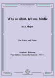 Bantock-Folksong,Why so silent,tell me,birdie(Paun i kalo)