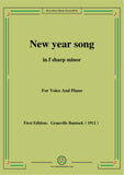 Bantock-Folksong,New year song(Haru-no-uta)