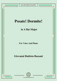 Bassani-Posate! Dormite!