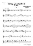 Beethoven-String Quartet No.1 in F Major,Op.18 No.1