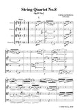 Beethoven-String Quartet No.8 in e minor,Op.59 No.2