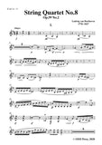 Beethoven-String Quartet No.8 in e minor,Op.59 No.2