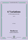 Beethoven-6 Variations on Nel cor piu non mi sento,WoO 70,in G Major