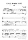 Bellini-O crudel che il mio pianto