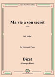 Bizet-Ma vie a son secret,WD 84,in F Major,for Voice and Piano