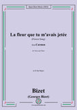 Bizet-La fleur que tu m'avais jetée(Flower Song),in D flat Major,for Voice and Piano