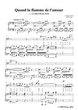 Bizet-Quand la flamme de l'amour