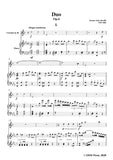 Bouffil-Duo Op.4,for Harp(or Piano) and Clarinet
