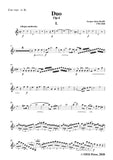 Bouffil-Duo Op.4,for Harp(or Piano) and Clarinet