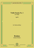 Brahms-Violin Sonata No.1 in G Major,Op.78
