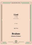 Brahms-Lied,Op.3 No.6,from 6 Songs,in F Major