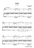 Brahms-Lied,Op.3 No.6,from 6 Songs,in F Major