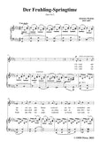 Brahms-Der Fruhling-Springtime