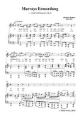 Brahms-Murrays Ermordung,Op.14 No.3
