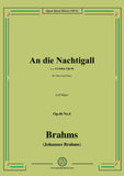Brahms-An die Nachtigall,Op.46 No.4