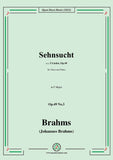 Brahms-Sehnsucht,Op.49 No.3
