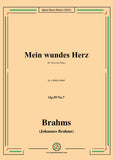 Brahms-Mein wundes Herz,Op.59 No.7