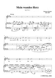 Brahms-Mein wundes Herz,Op.59 No.7