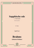 Brahms-Sapphische ode,Op.94 No.4