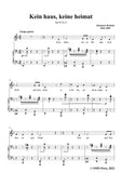 Brahms-Kein haus,keine heimat,Op.94 No.5
