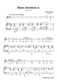 Brahms-Beim Abschied Ⅱ,Op.95 No.3b