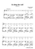 Brahms-Es hing der reif,Op.106 No.3