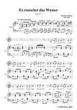 Brahms-Es rauschet das Wasser-The Water Rushes,Op.28 No.3
